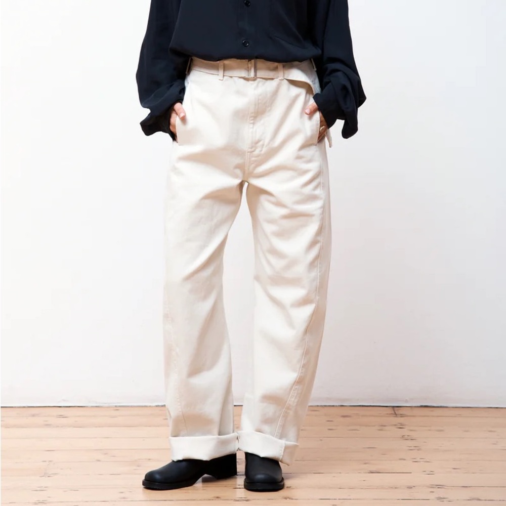 Beauty & Youth lemaire like belted jean pant